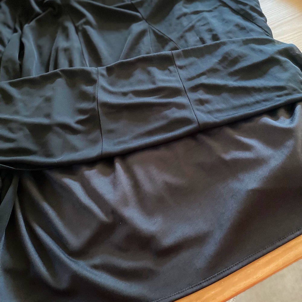 Alex Evenings Chiffon Pull-On Midi / Tea Length Skirt XL - Picture 7 of 10